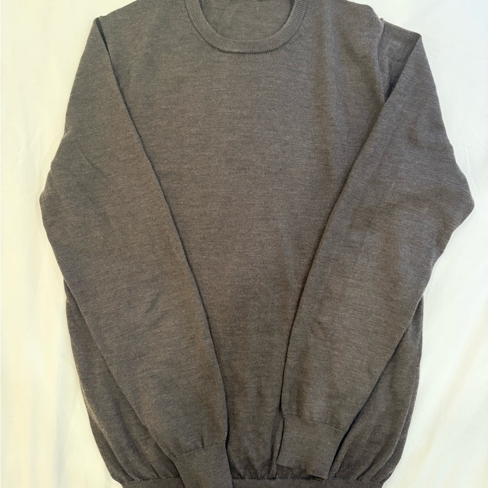 Suitsupply Dark Brown Crewneck Sweater - Picture 3 of 10
